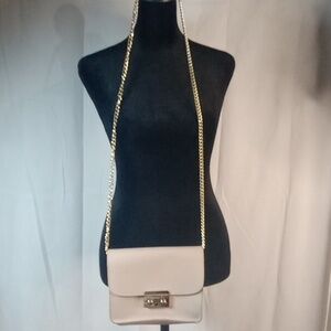 Borse in pelle pink shoulderbag with chain